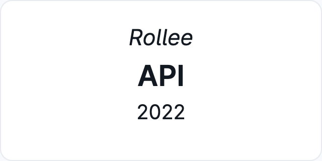 RolleeAPI